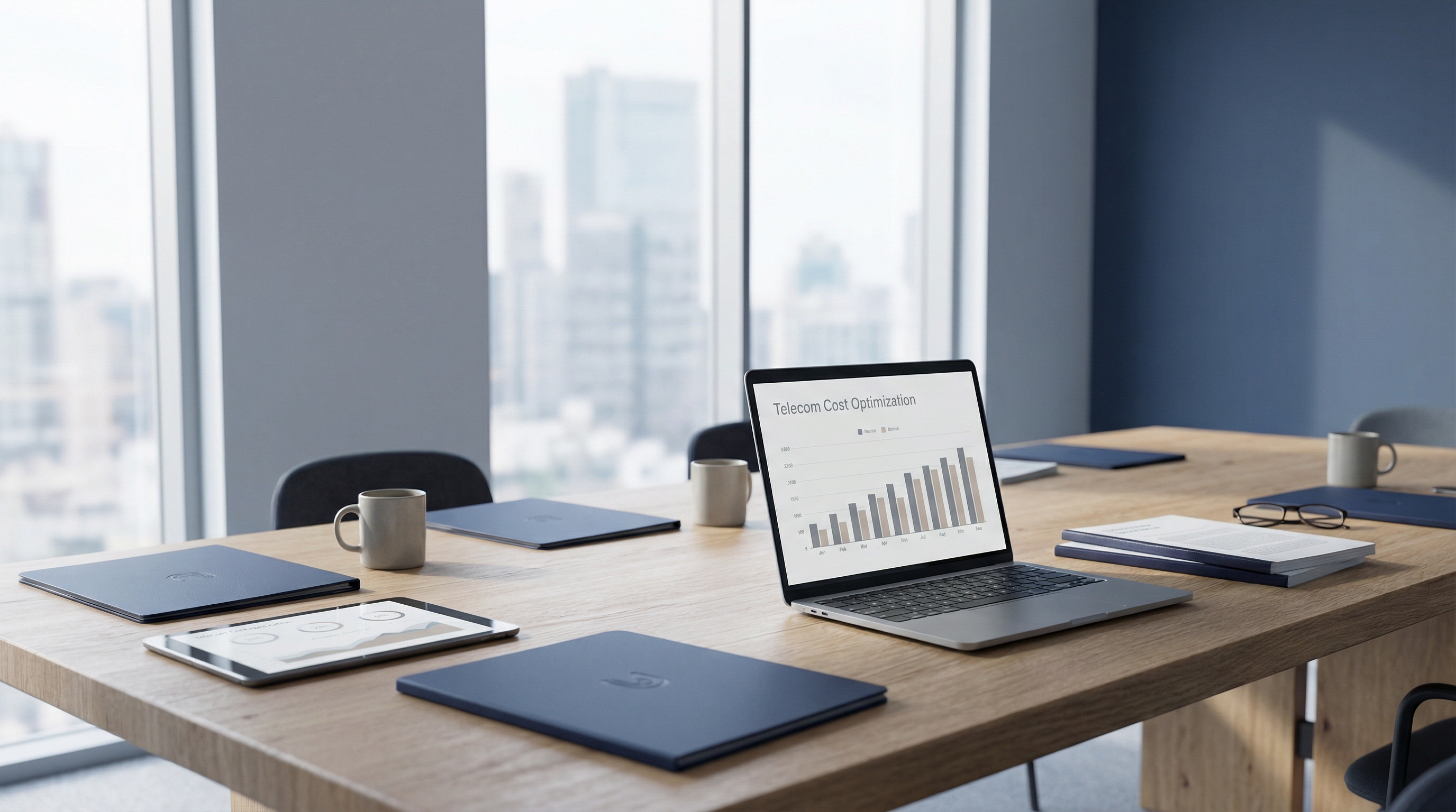 Bureau de consulting avec analyse télécom